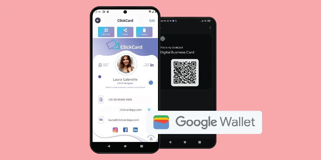 How To Add Your ClickCard Digital Business Card to Google Wallet