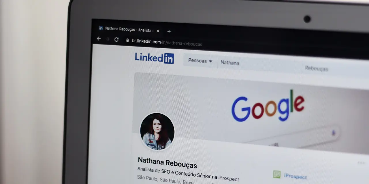 Linkedin social network user account