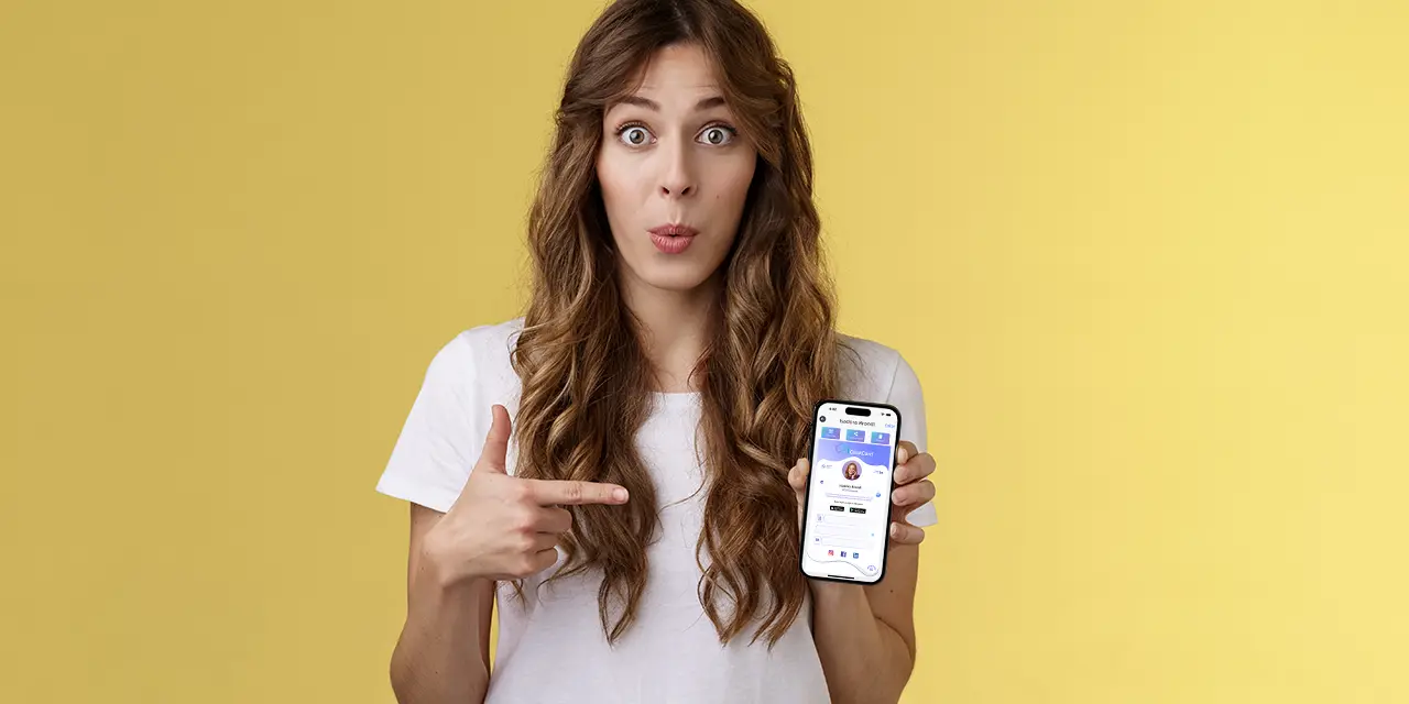 Digital business card from ClickCard.