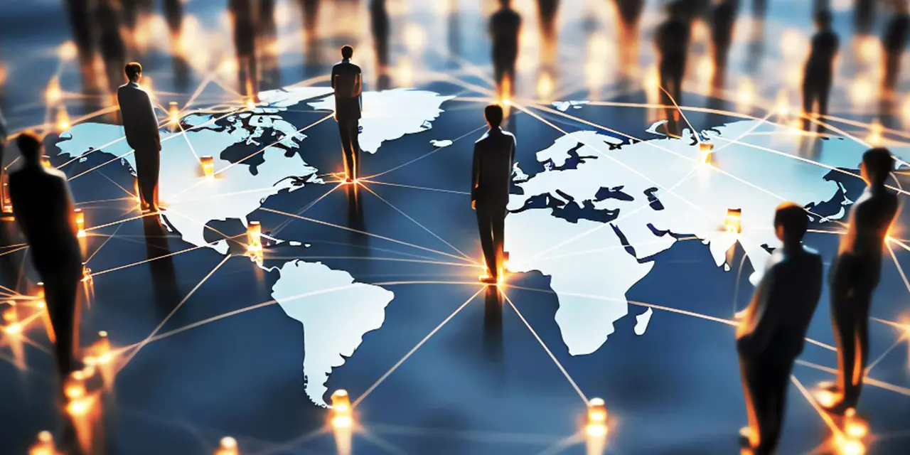 Professional contact network