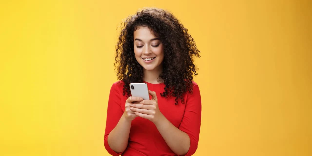 ClickCard user creating a digital business card