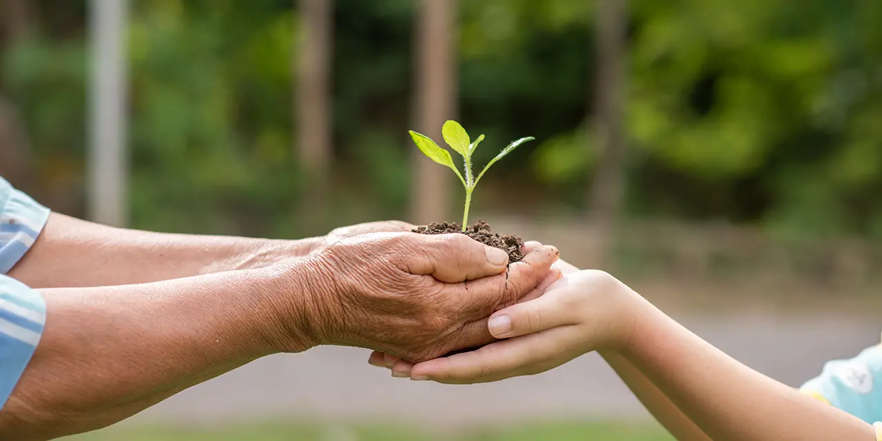 People working together for a more sustainable future.