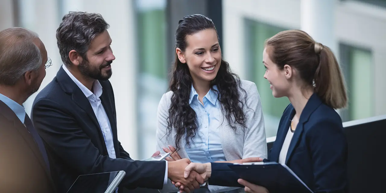 Use a digital business card to connect with professionals even faster.